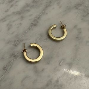 Gold vermeil hoop earrings
